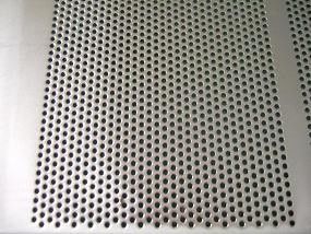 Decorative Perforated Metal Mesh Lowes 0.1-0.8mm Thickness Small Round Hole