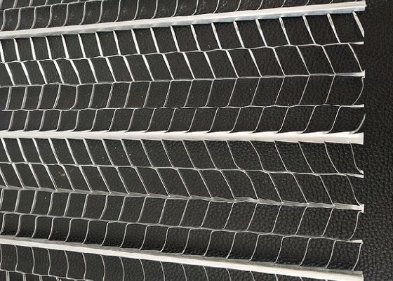 610 밀리미터 폭 리브 라스 메쉬 다이아몬드 홀 활성화한 금속 2m 길이